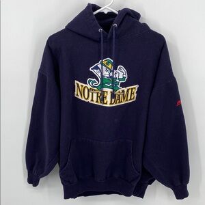 Notre Dame Navy Hoodie Men’s Size XL
